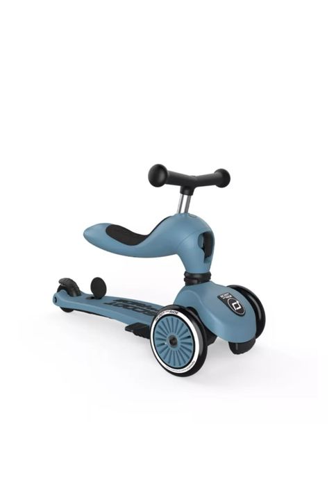 Самокат Scoot and Ride серії Highwaykick-1 Push and Go світло-синій.