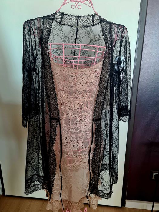 Roupão de renda Intimissimi tam.L Sexy Novo