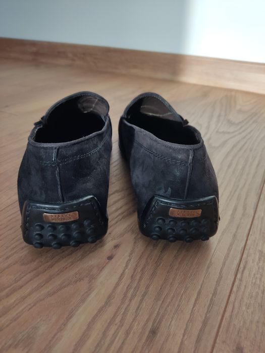 Buty czarne skórzane mokasyny loafers Stuart Weitzman
