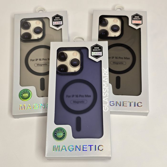 Чехол матовый iPhone 16 Pro Max 15 Pro Max MagSafe чохол айфон