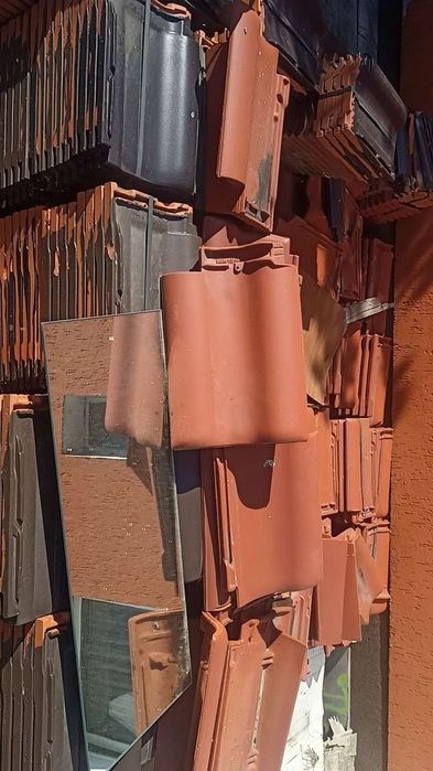 Dachówki ceramiczne 1300sztCREATON antracyt – 120 m², nowe, 5.5tysiaca