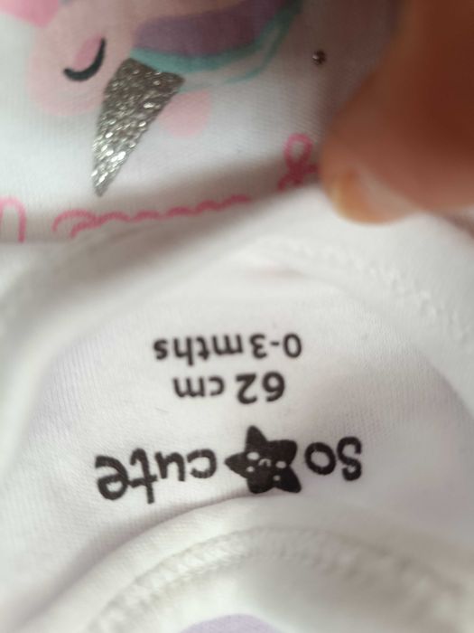 Zestaw body dla dziewczynki 62