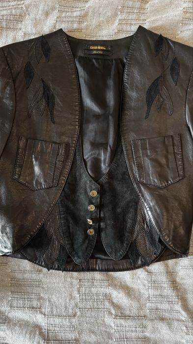 Шкіряний піждак Diesel