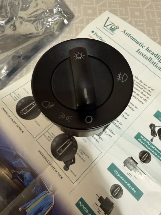 Перемикач світла фар volkswagen polo