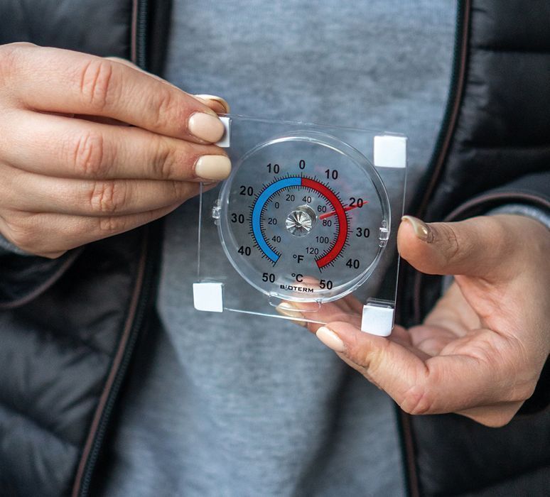 Termometr Zewnętrzny Zaokienny Przyklejany