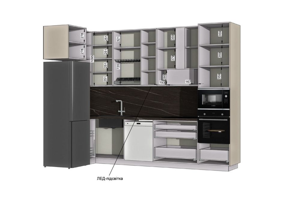 Візуалізація та дизайн меблів в PRO100, SketchUp