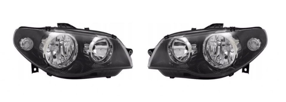 Fiat Palio Albea Strada Reflektor Przedni Lampa Przednia Czarna NOWY
