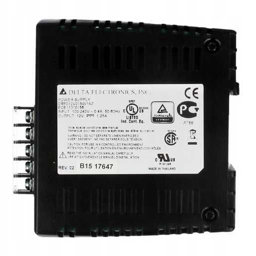 Nowy Zasilacz do taśm LED DELTA DRP 12V 15W na szynę DIN