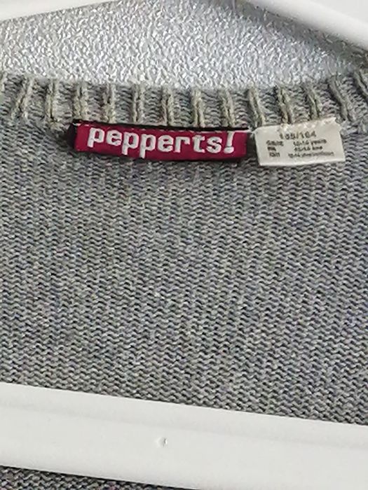 Pepperts! Szary sweterek/kardigan, rozm s/m