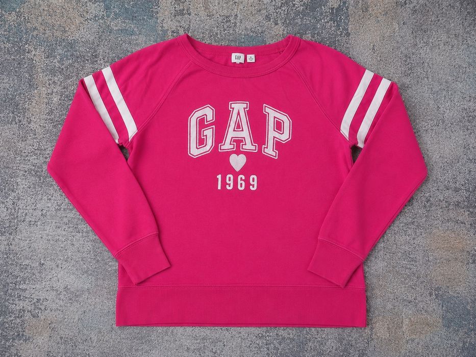 Bluza GAP 1969 Pink Heart | Rozmiar XS/S | Styl Y2K Retro