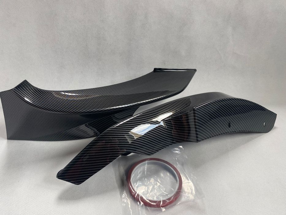 Splitterki Zderzaka Flapsy BMW E92 E93 CZARNY POŁYSK / CARBON