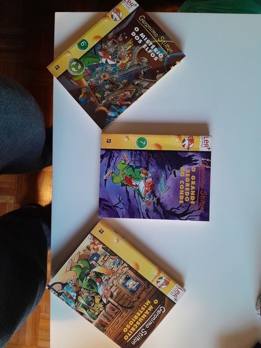 Geronimo Stilton 3livros=5€ portes grátis