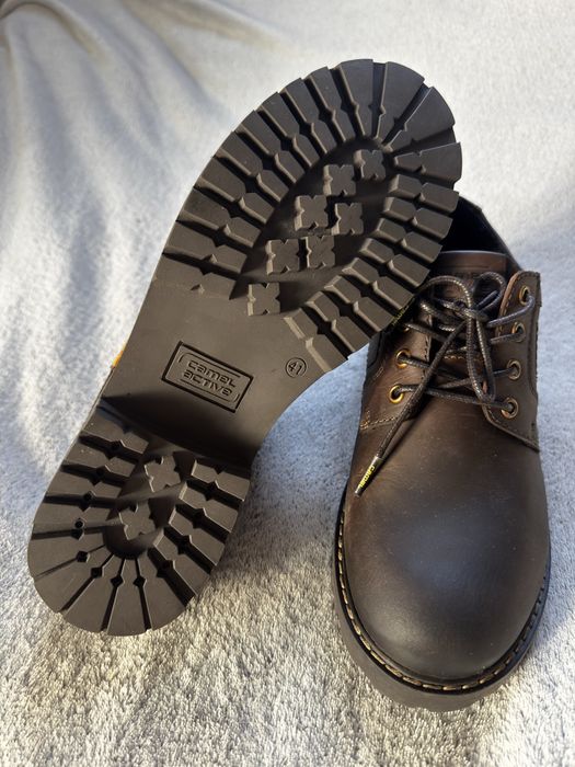 Buty Oksfordki Camel Active (brązowa skóra, r41)
