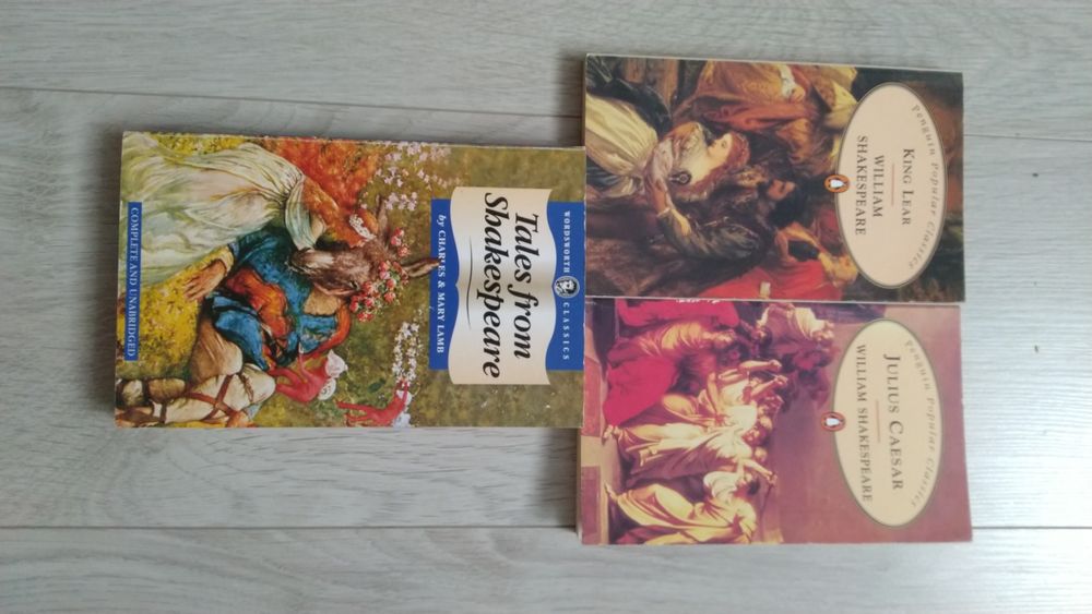 3 książki Szekspira w oryginale