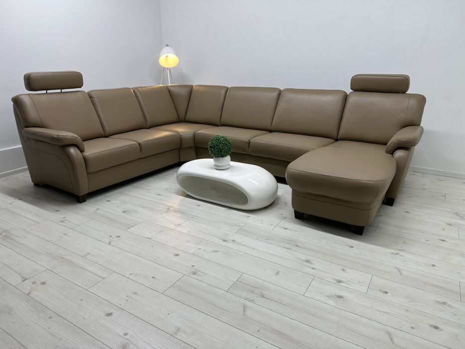 Шкіряний кутовий диван з Європи