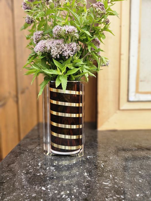 Designerski wazon z tworzywa art deco #1141 Stylowy Węgrów