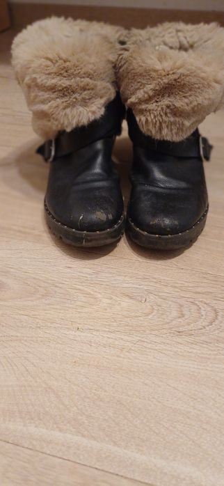 Botki zimą jesień zara kids 35 rozm z miłym futerkiem