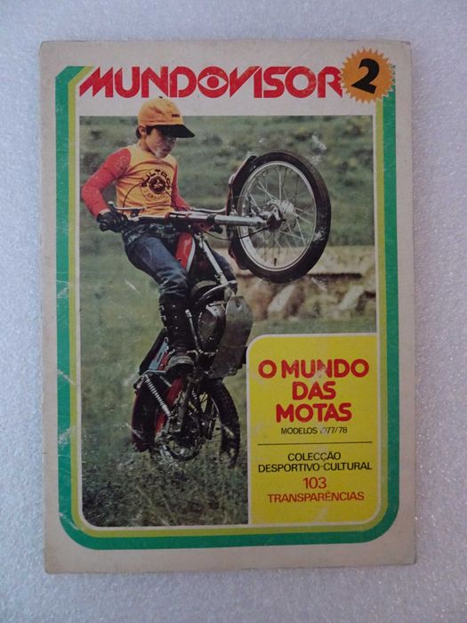 Caderneta de cromos vazia - Disvenda - Mundovisor 2  O Mundo das Motas