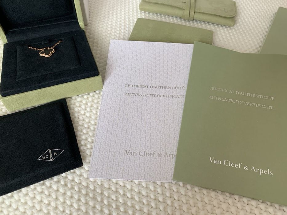 Van Cleef&Arpels Alhambra Grey підвіска Mother of Pearls