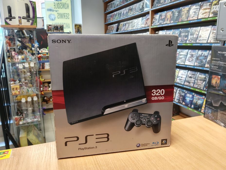 PS3 Konsola Playstation 3 Slim 320GB Oryginalny Pad Sony Gwarancja