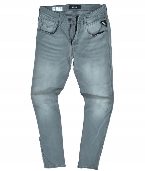 Replay Hyperflex Anbass Slim Fit Męskie Spodnie Jeansy W31 L32