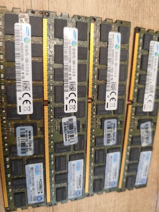 RAM serwer serwerowy DDR3 ECC 64GB (4×16GB) Samsung PC3-12800R
