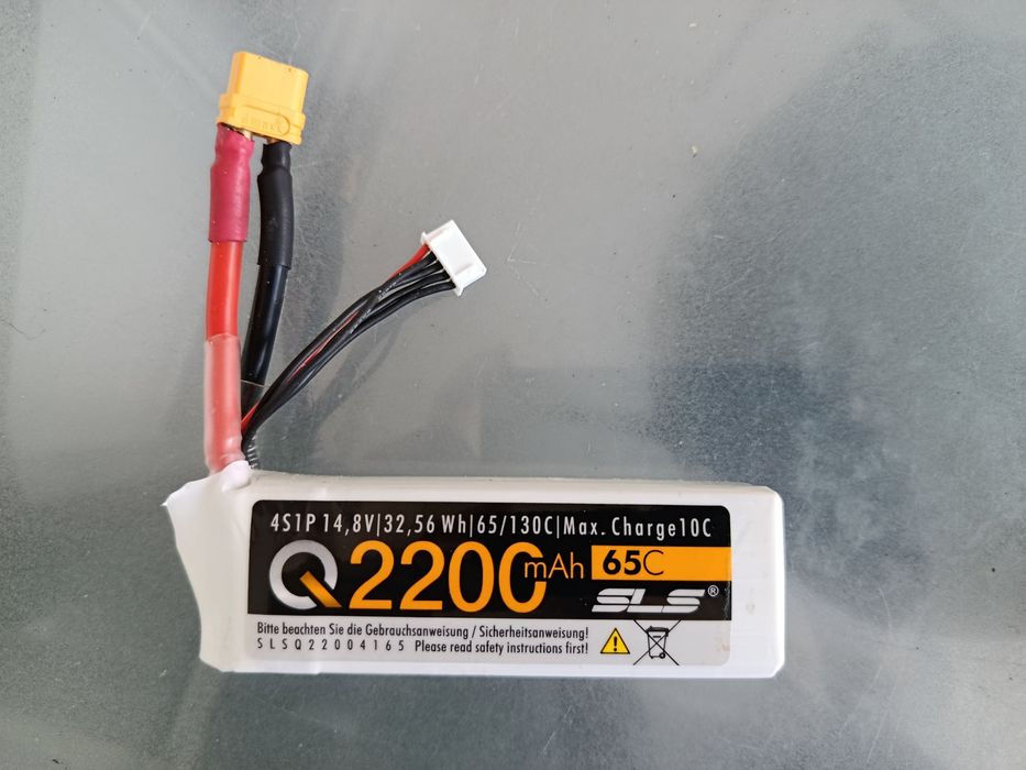Bateria lítio 14,8v - 4S- 65C - 2200mAh
