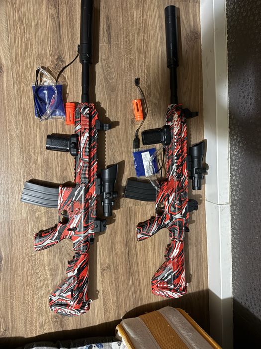 Pistola de brinquedo em gel