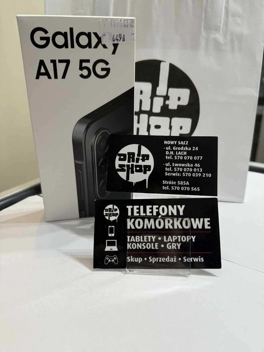 Nowy Samsung A17 5G 4/128Gb Gwarancja24/SklepGSM/Stróże