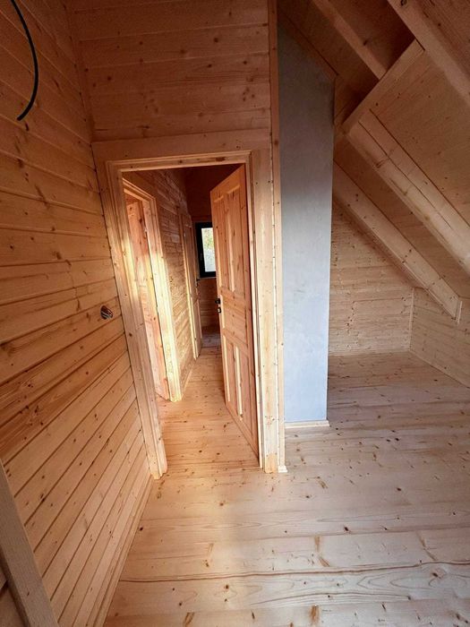 Drewniany domek letniskowy Karolina 61 + 19 m2 wersja CAŁOROCZNA