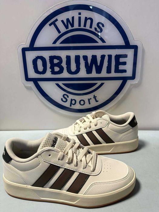 Adidas Breaknet  3.0  obuwie męskie biało brązowe  40 - 46