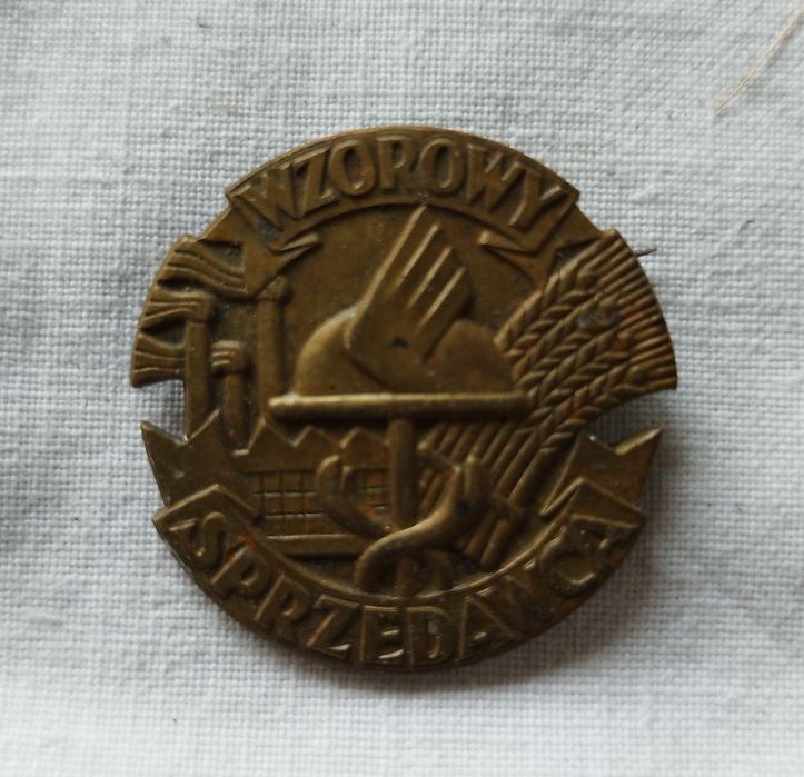 Odznaka Wzorowy Sprzedawca brąz