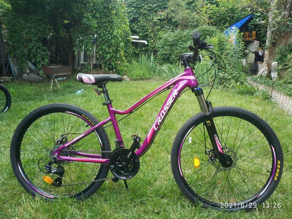 НОВЫЙ велосипед подростковый алюминиевый Crosser 24 и 26 Shimano Giant