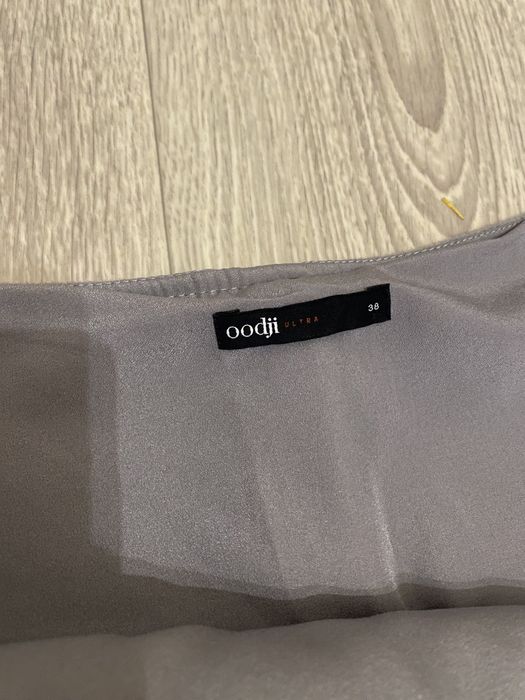 Тепла сіра спідниця міні Oodji — Розмір 38 (M)