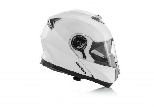 capacete modular acerbis flip up branco