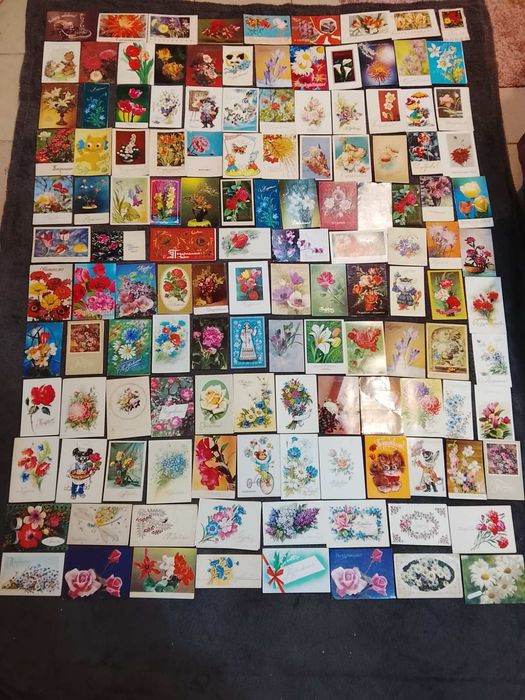 Коллекция. Открытки. С днём рождения. Поздравляю. Приглашение. 700 шт.