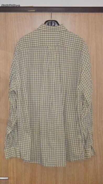 Camisa de homem aos quadrados Cotton Wool