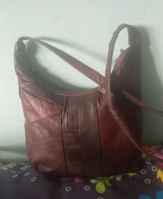 Vintage, nowa torebka ze skory naturslnej