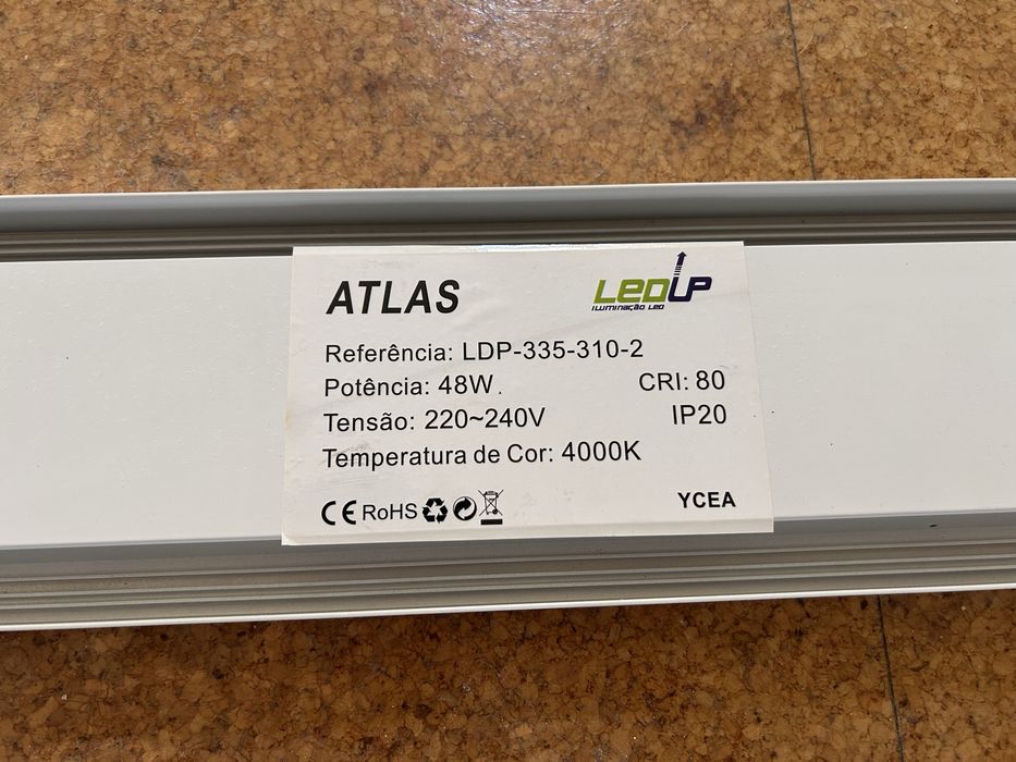 Luminária LED LedUp ATLAS 48W - Luz Neutra 4000K