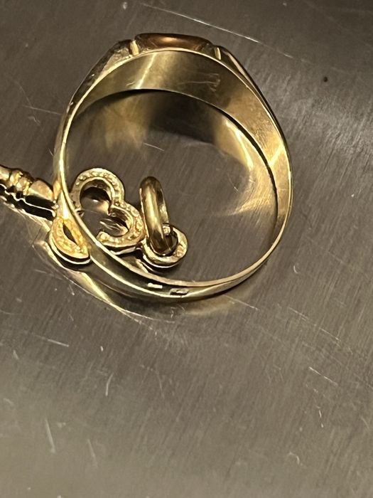 Anel + pendente ouro 19.2 quilates