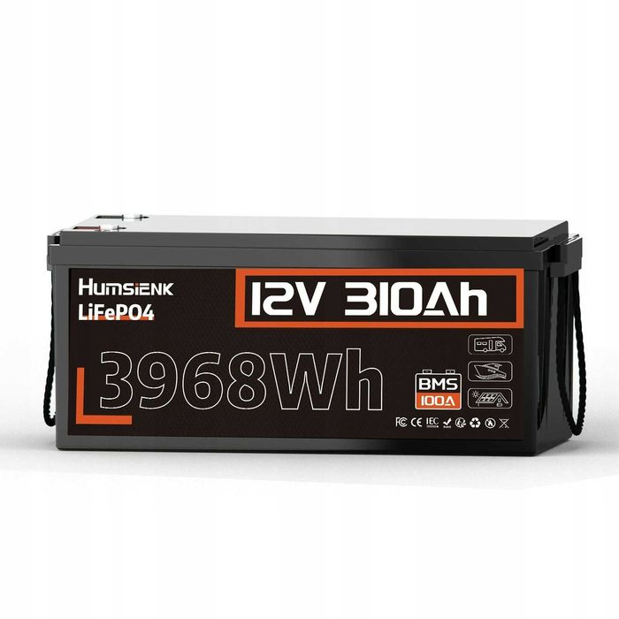 Акумулятор LiFePo4 Humsienk 12V 310Ah. Літій-залізо-фосфатний 3968Wh