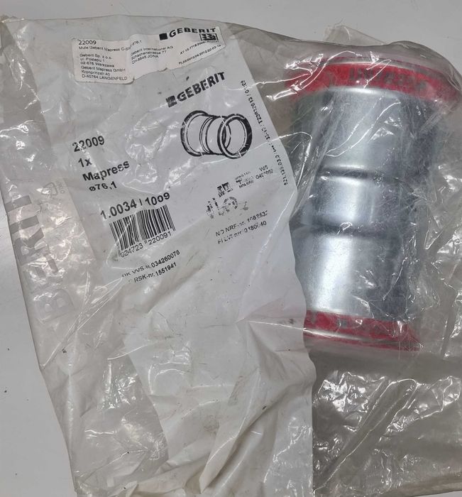 Mufa Geberit Mapress C-Stahl d76.1 kod-22009