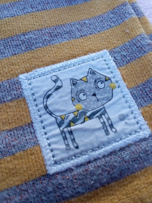 Bluza George musztardowa kotek r.110