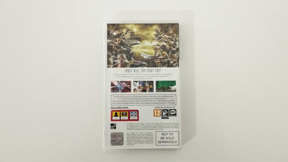 PSP - Final Fantasy Dissidia - Completo com Manuais