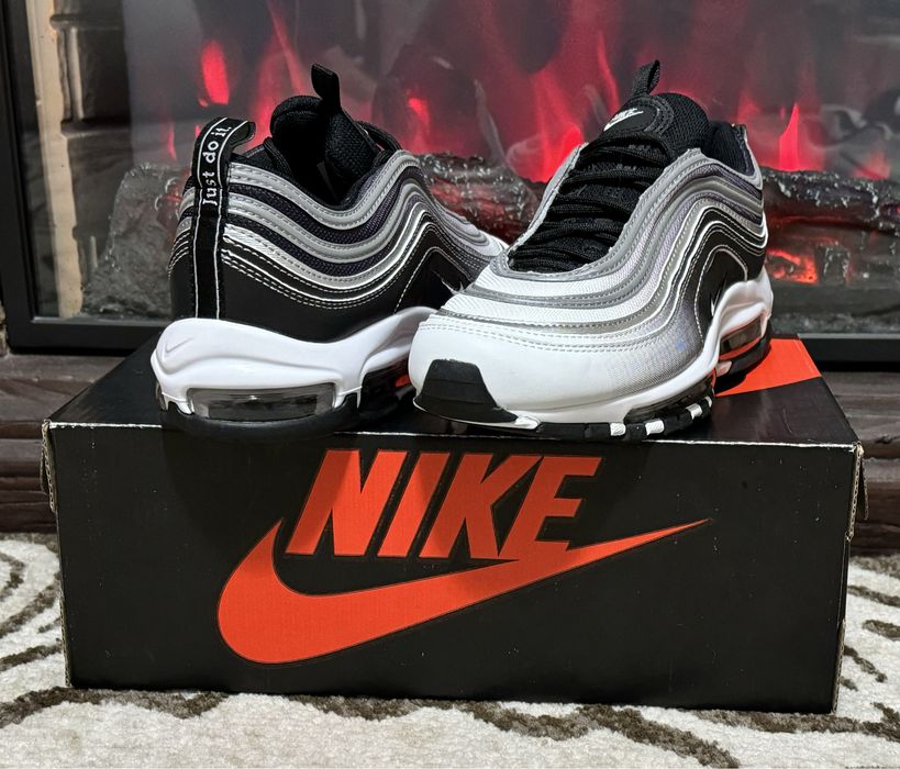 Кросівки Nike Air Max 97 Black & White reflective (41-45р)