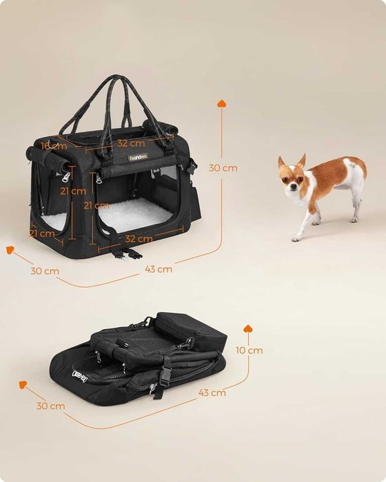 Nowy transporter dla psa / kojec / torba / skrzynia / FEANDREA !9890!