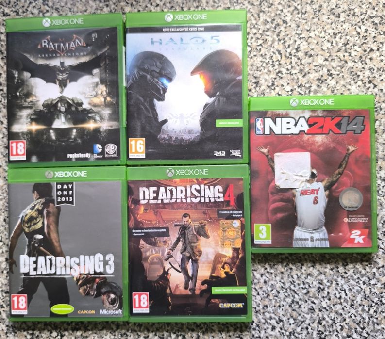 Conjunto de 5 jogos Xbox One