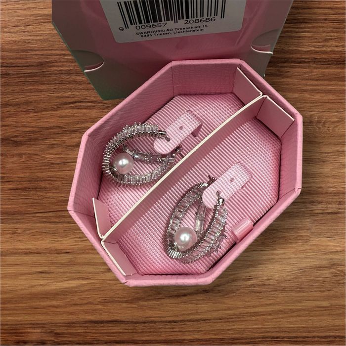 Сережки та каблучка Swarovski