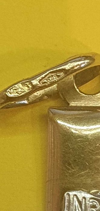 Złoty krzyżyk 14 k /585/ 1,58 g. 22x33 mm - Komis Madej Gorlice -