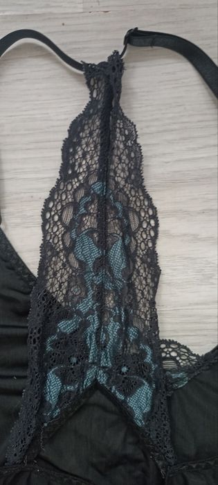 Sexy nightgown lace classy elegant goth haleczka rozmiar S/M